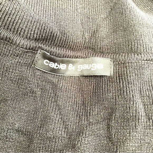 Cable and Gauge mock neck knit dress. - Picture 5 of 5